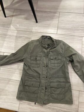 Eddie Bauer Olive Green Utility Field Jacket